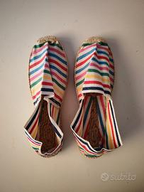 Espadrillas artigianali NUOVE - a righe