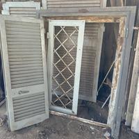 doppio infisso esterno serramento napoletana grata