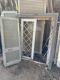 doppio infisso esterno serramento napoletana grata