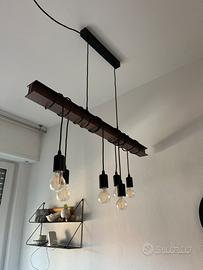 Lampadario industrial