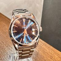 OMEGA AQUA TERRA 36mm blu full set + revisione