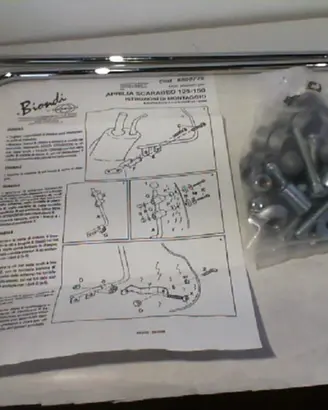 KIT ATTACCHI PARABREZZA PER SCARABEO APRILIA BIOND