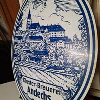 insegna vintage birra andechs