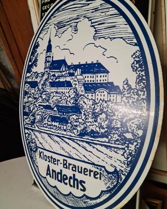 insegna vintage birra andechs