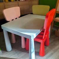 Tavolo bambini con 3 sedie