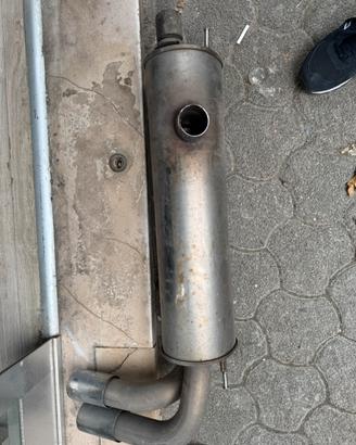 Terminale scarico doppio bmw 220d perfetto origina