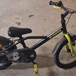 Bici bambino 4-6 anni Btwin 500 DARK HERO 16