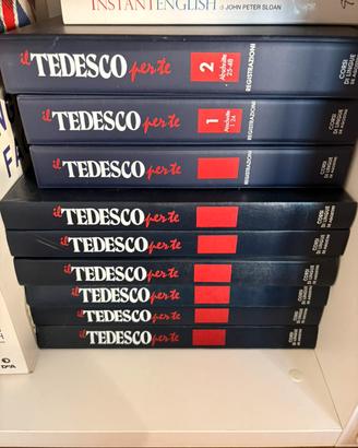 Corso di tedesco audio cassette e dispense