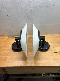 Coppia di applique di vetro
