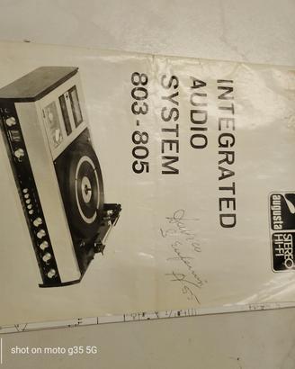 HiFi stereo augusta 805