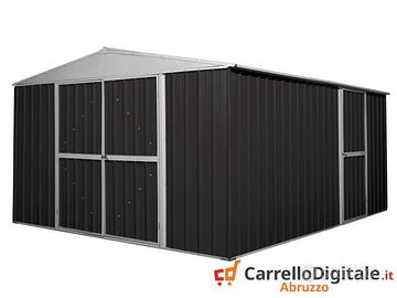 Box prefabbricato in acciaio 360x430cm nero