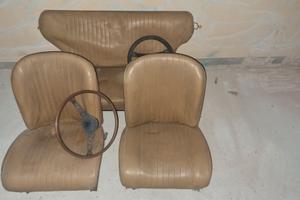 Sedili Fiat 500 epoca originali con volante