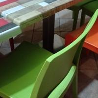 Stock Arredamento: 15 Tavoli Werzalit e sedie