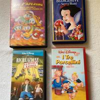 Lotto 4 VHS classici Disney