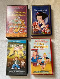 Lotto 4 VHS classici Disney