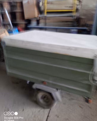 Carrello porta cani da caccia