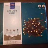 Catena luci natalizie a LED 20 mt.