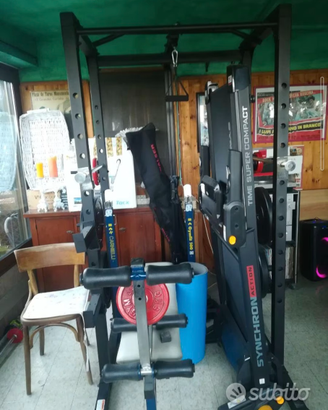 Panca Carnielli fitgym 500+Dischi in Ghisa