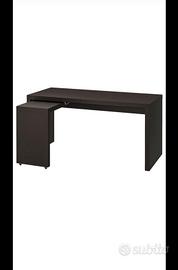 Scrivania IKEA MALM nera