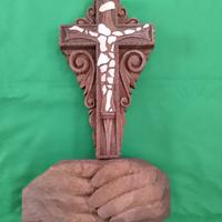 crocifisso in legno 