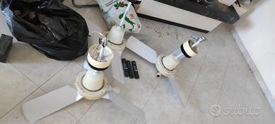 3 Lampadari vortice con ventola areazione