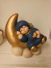 Angelo THUN Sognante sulla Luna - Blu e Oro