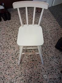 sgabello bambini Agam Ikea bianco