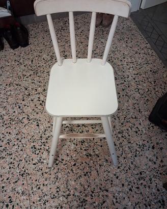 sgabello bambini Agam Ikea bianco