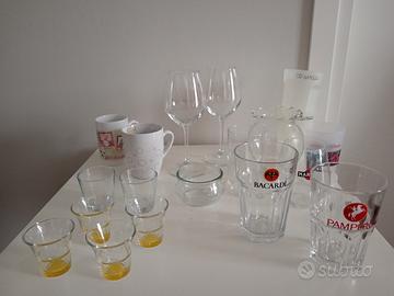 Mix bicchieri vario genere