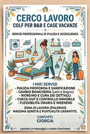 Pulizie beb,casa vacanza 