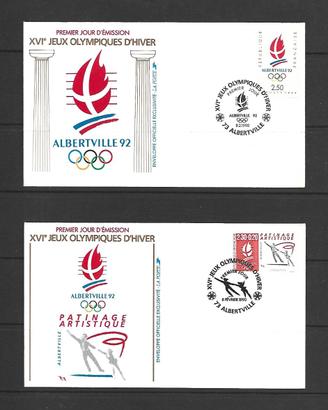 7 FDC Olimpiadi invernali Albertville ‘92