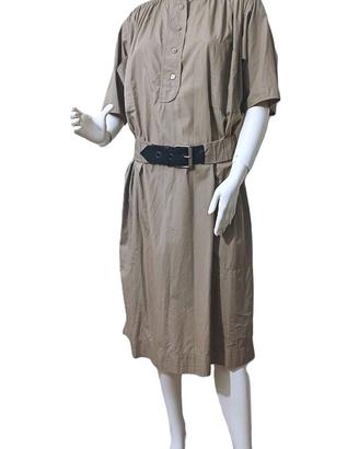 ABITO CHEMISIER XARYA, VINTAGE ’80-‘90, COTONE, 44