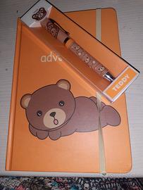 Penna sfera della thun + quaderno teddy