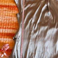 Camicia raso argento