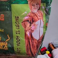 Vestito carnevale leone 3/4 anni