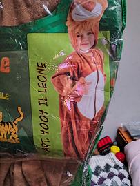 Vestito carnevale leone 3/4 anni