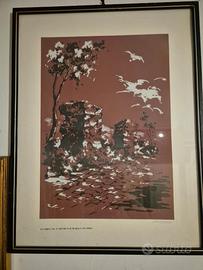 Litografie Vintage paesaggi del Lazio con cornice