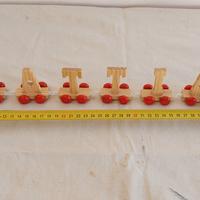 trenino treno in legno 