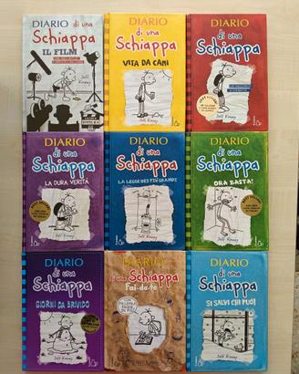 Lotto 9 Libri "Diario di una Schiappa" - Jeff Kinn