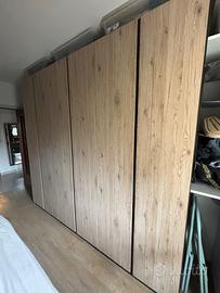 Armadio Mondo Convenienza + cassettiere Malm Ikea