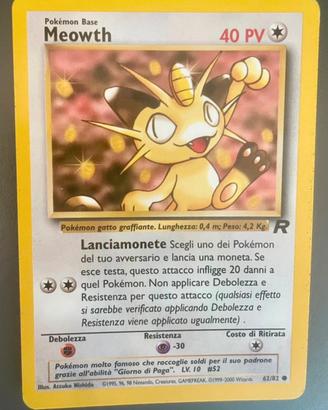 Meowth mazzo Team rocket