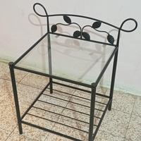 comodino ferro battuto 