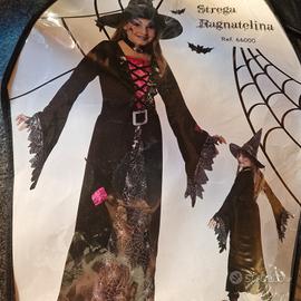 Abito Halloween strega ragnatelina 9/10 anni