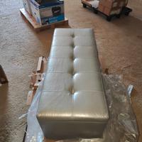 Pouf Contenitore Argento 