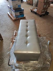 Pouf Contenitore Argento 