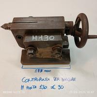 Contropunta per divisore - tornio torneria 