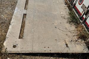 Rampa scivolo  in alluminio carrabile pesante