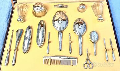 Set Art Deco anni 30 in argento