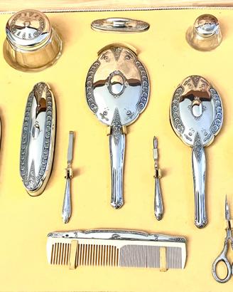 Set Art Deco anni 30 in argento