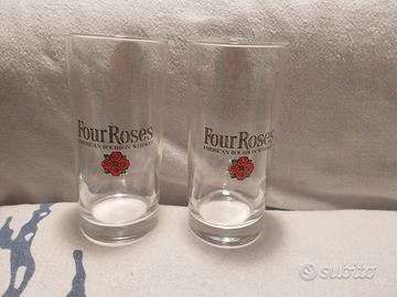Set 12 bicchieri da whiskey Four Roses